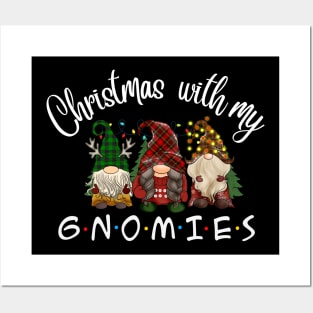 Christmas With My Gnomies Pajamas Posters and Art